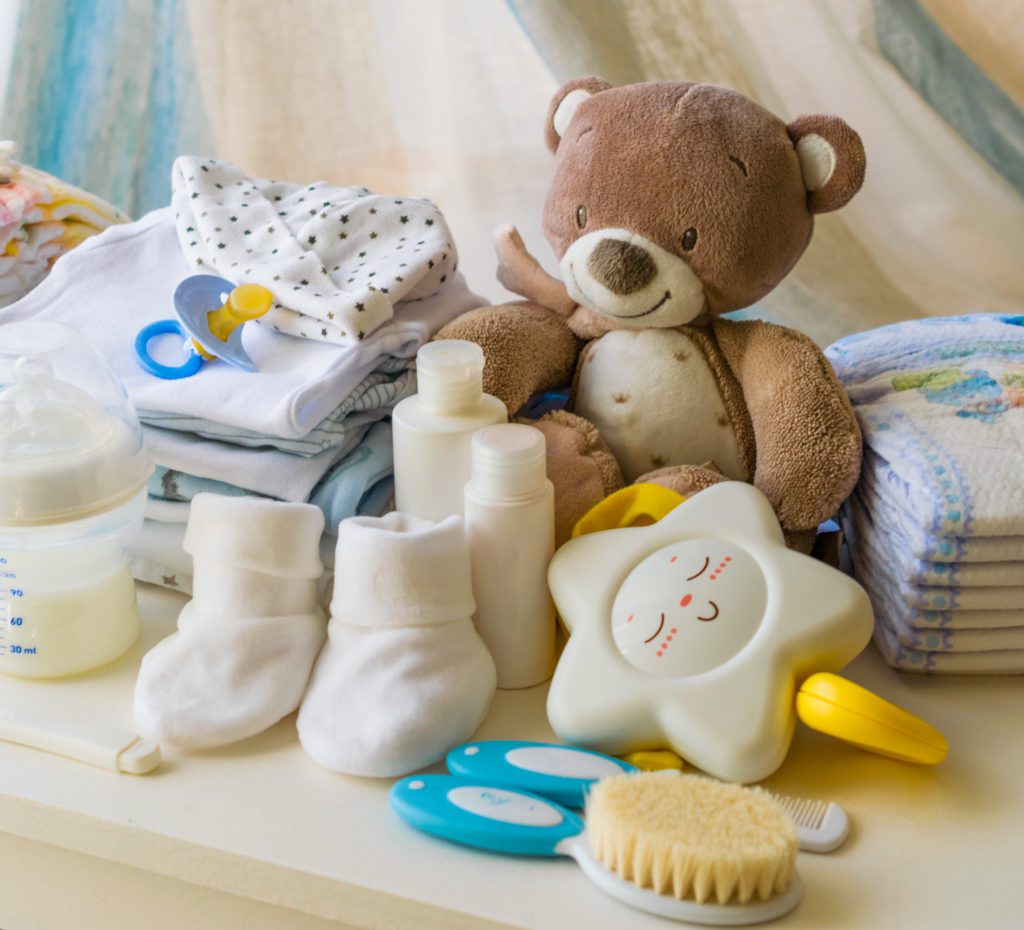 Baby Products and Essentials Set for Newborns and Infants.